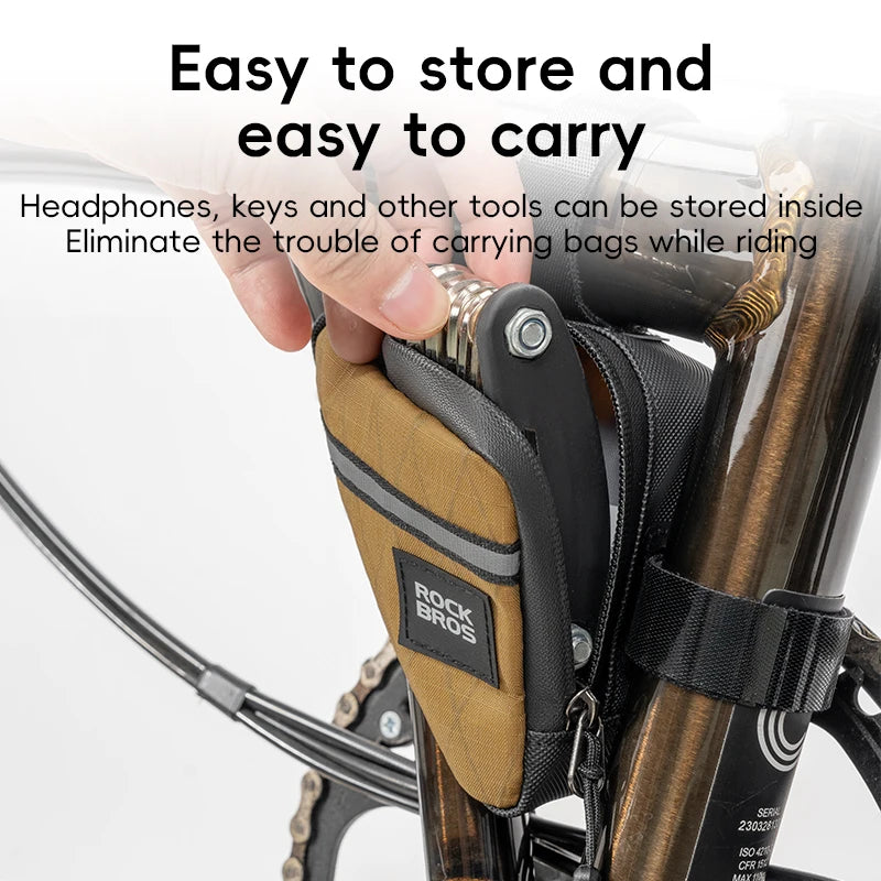 Ultralight Folding Bike Triangle Bag for Brompton