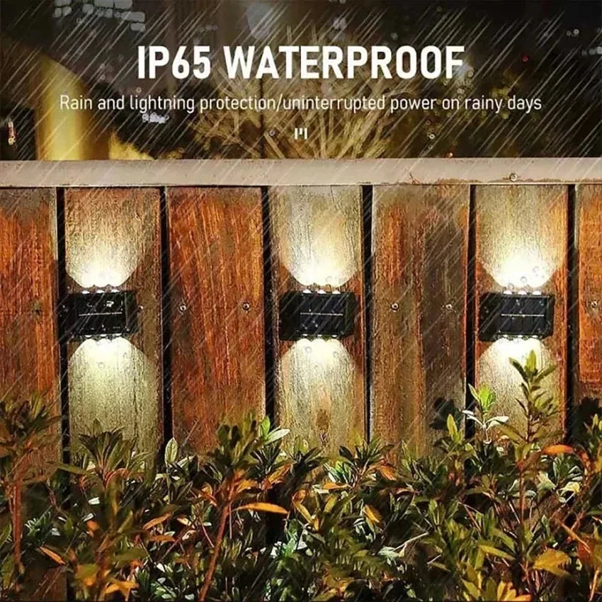 Solar Up-and-Down Wall Light - LED Options
