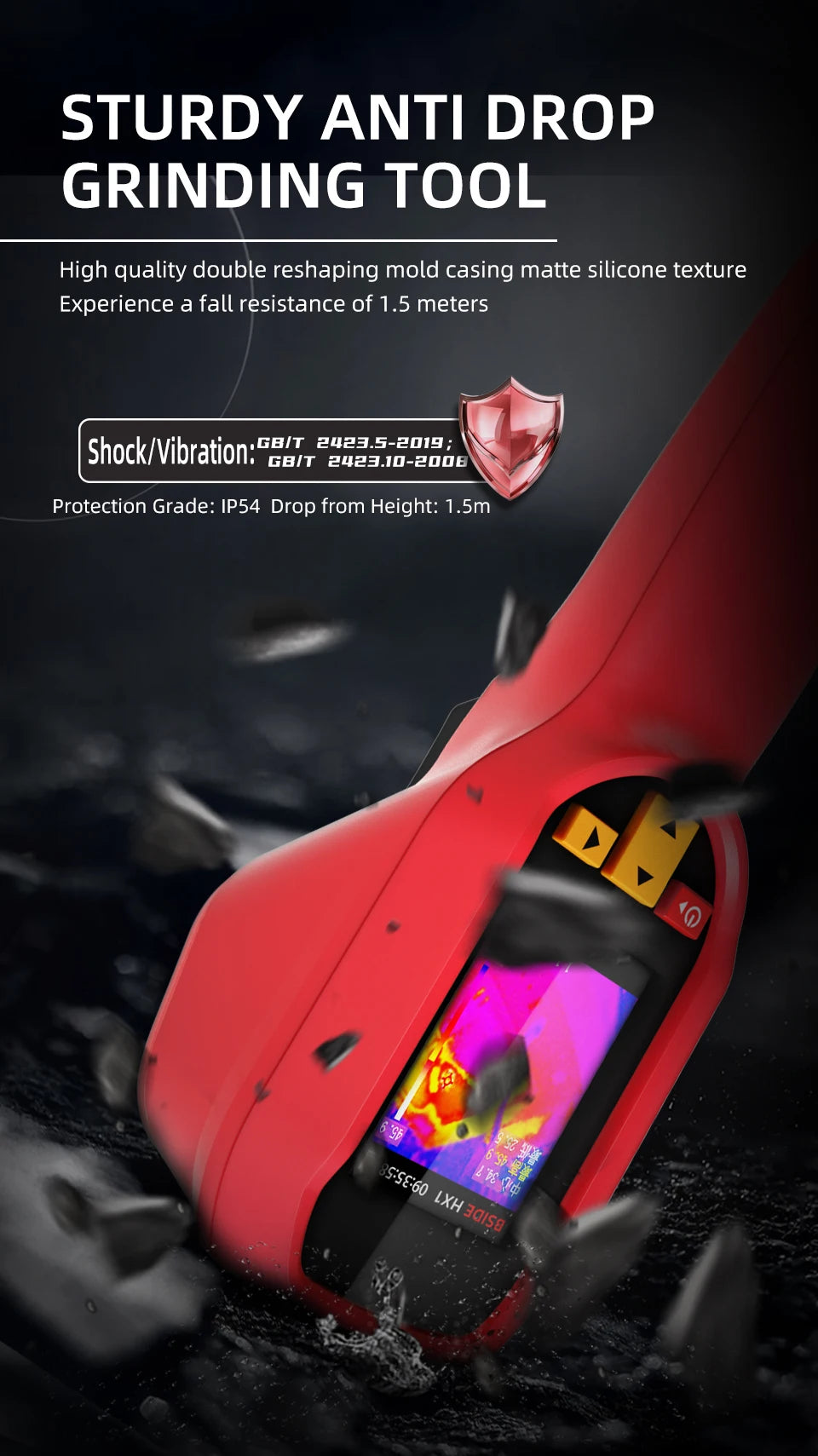 240x240 Thermal Imaging Camera Infrared Temperature Scanner -20°C to 550°C