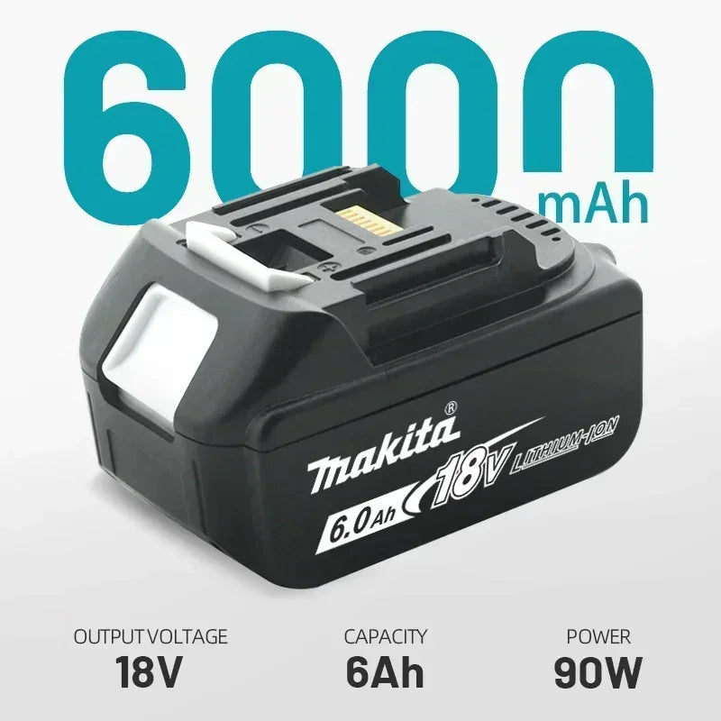 Makita 18V 6.0Ah Rechargeable Lithium Battery