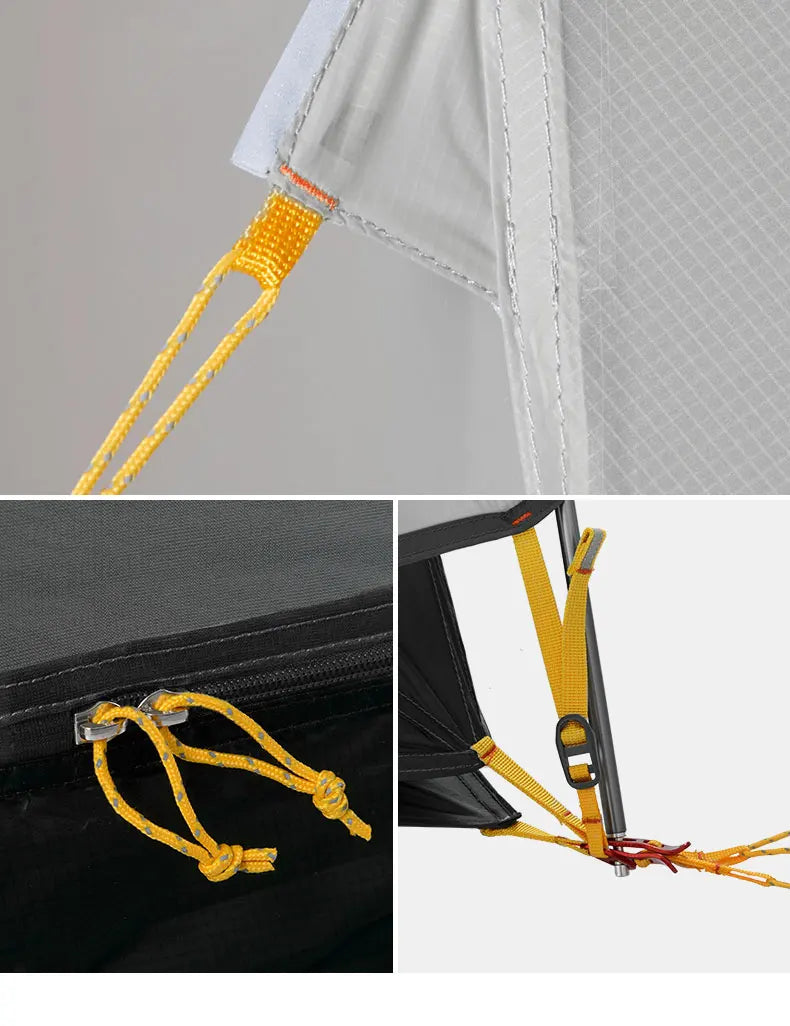 Ultralight 2-Person Waterproof Trekking Tent 20D Nylon 1.8kg