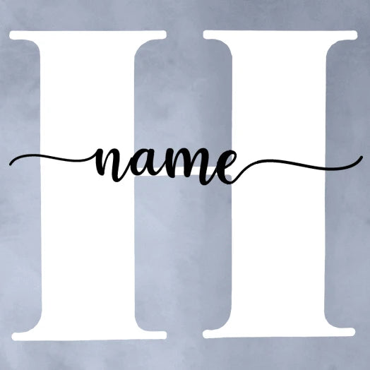 Personalisierte Initial-Baby-Bodysuit – Namensoptionen