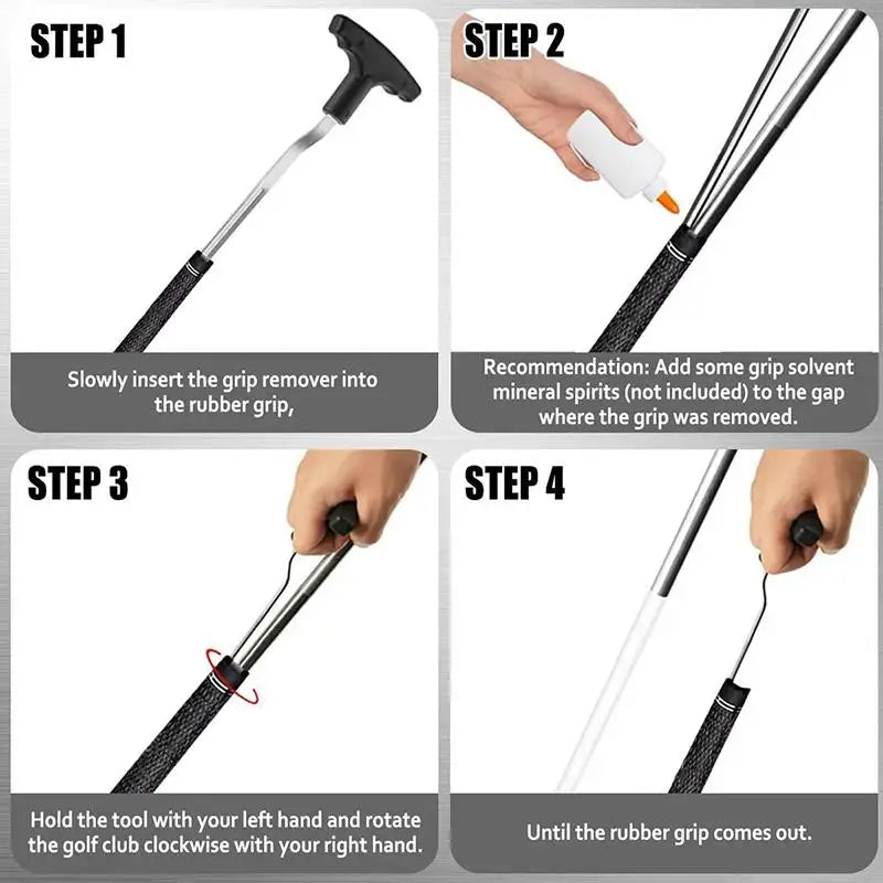 Herramienta para quitar el agarre del palo de golf - 370 mm