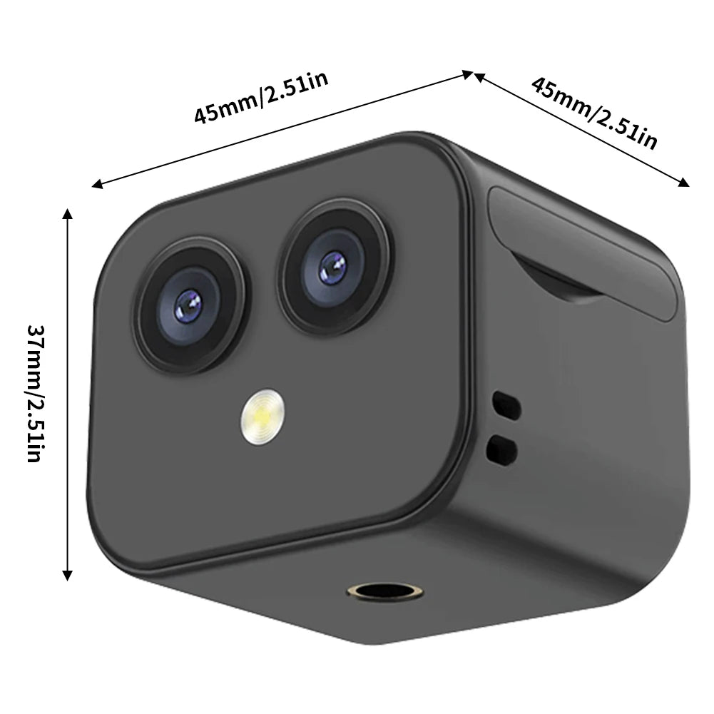 WiFi Mini Camera 4K HD Voice Recorder with Night Vision