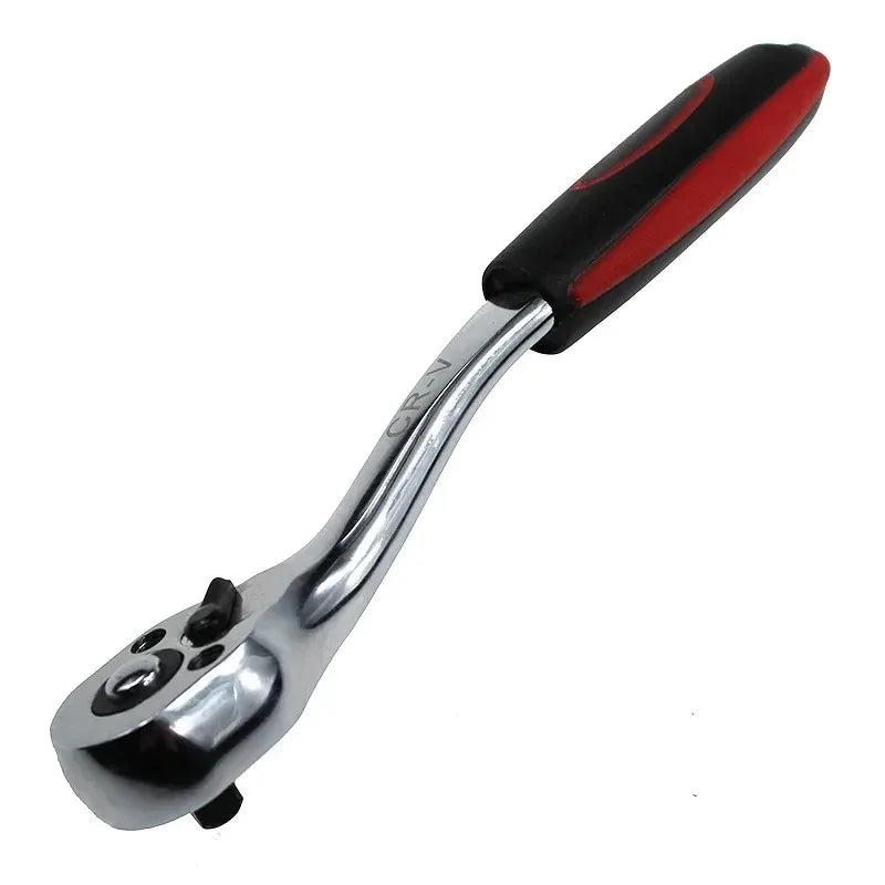 72 Tooth Quick Ratchet Wrench Two-way Socket Wrench Repair Tools for Vehicle Bicycle
