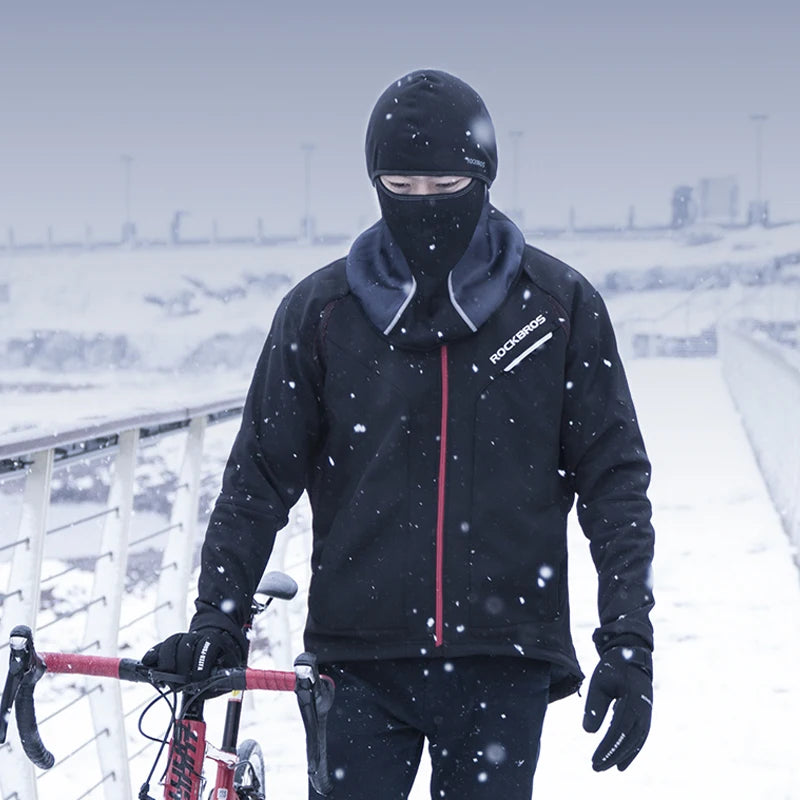 ROCKBROS Maschera Integrale Sciarpa Invernale Calda Balaclava Sottocasco Maschera per Pesca Sci Escursionismo Bici Antivento Traspirante Copricapo