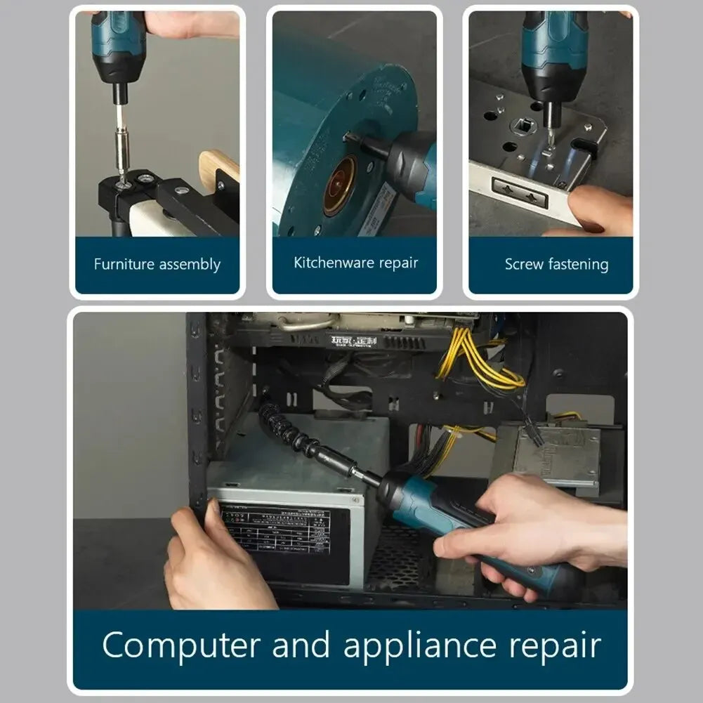 Rechargeable Cordless Screwdriver - Kit Options