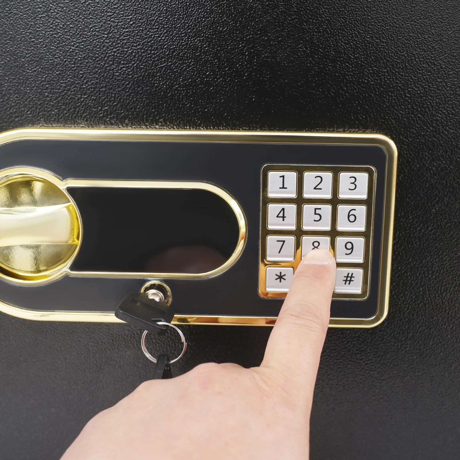 Digital Keypad Safe Box 6.6Gal Steel Security