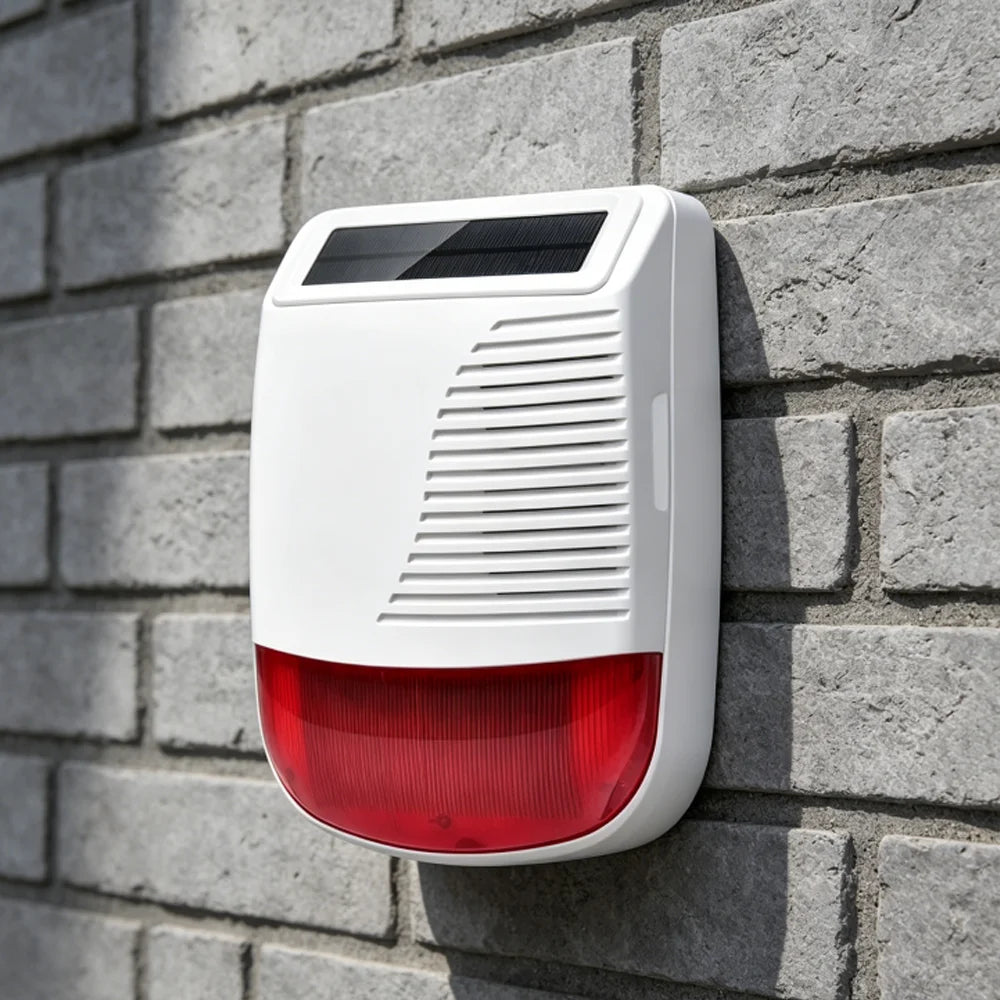 433MHz Solar-Assisted Outdoor Alarm Siren