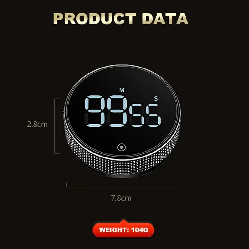 Magnetic Digital Timer with Rotary Control