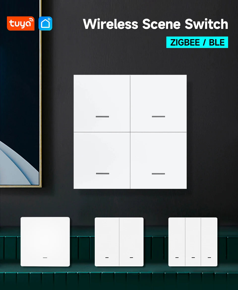 Tuya Zigbee Scene Switch - One to Four Gangs