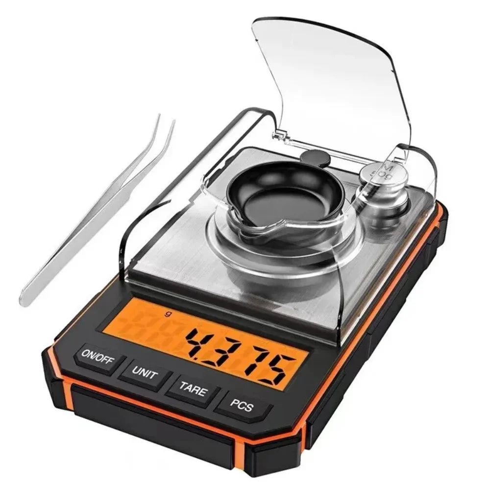 High Precision Mini Digital Scale 0.001g Accuracy 50g Capacity Pocket Jewelry Milligram Scale for Precision Weighing