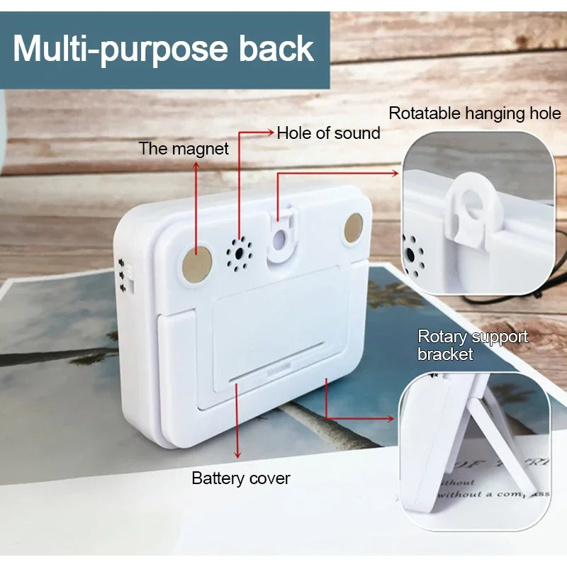 Dual Digital Kitchen Timer - Vibration Option