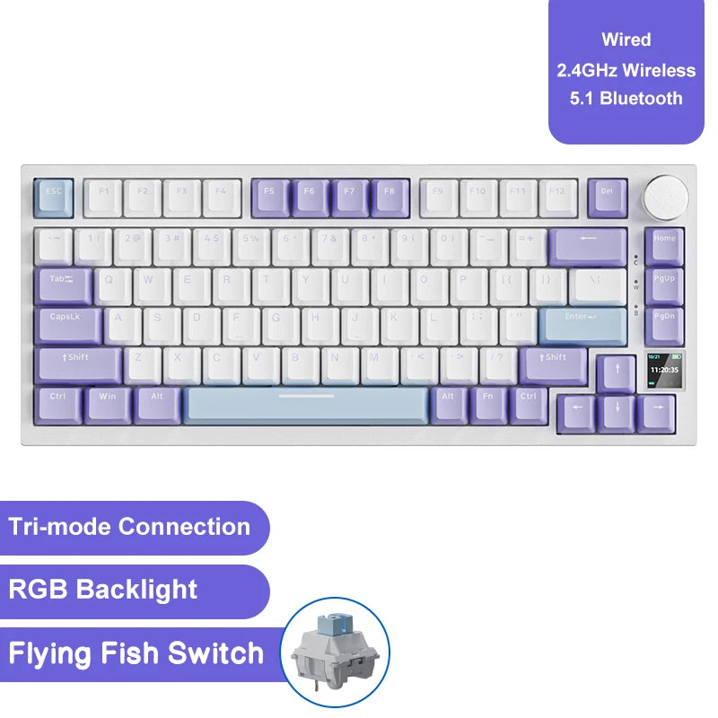 AK820 and AK820 Pro Mechanical Keyboard Options