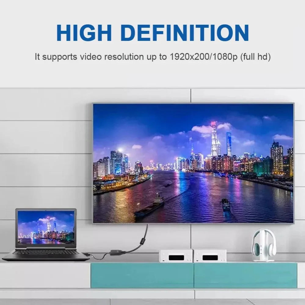 DisplayPort to DVI Video Adapter, 1080p