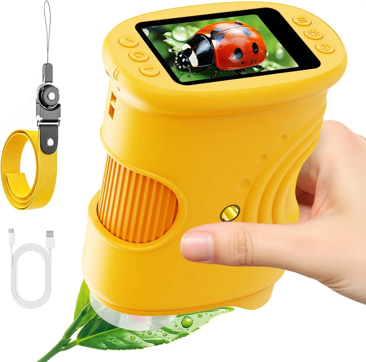 2-Inch Rechargeable Handheld Kids Microscope