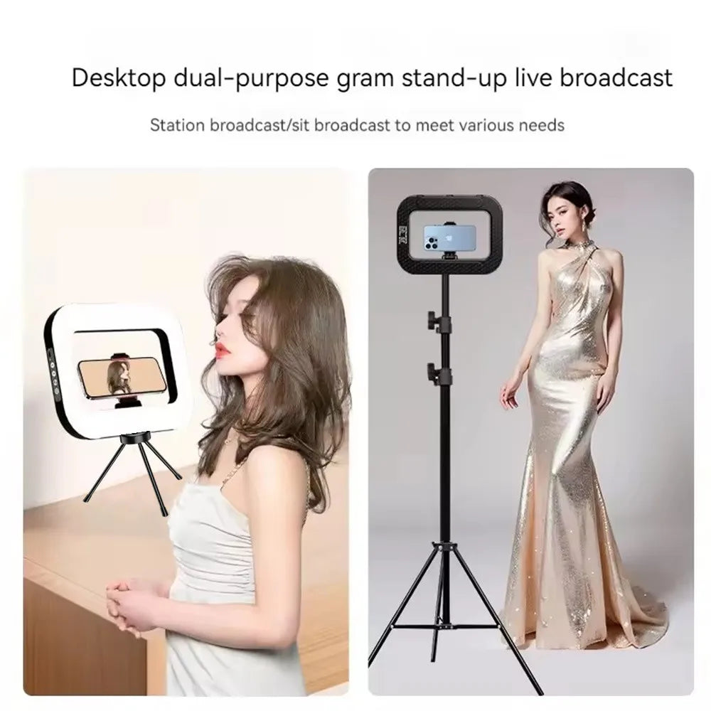 Rechargeable Video Fill Light - Tripod Options