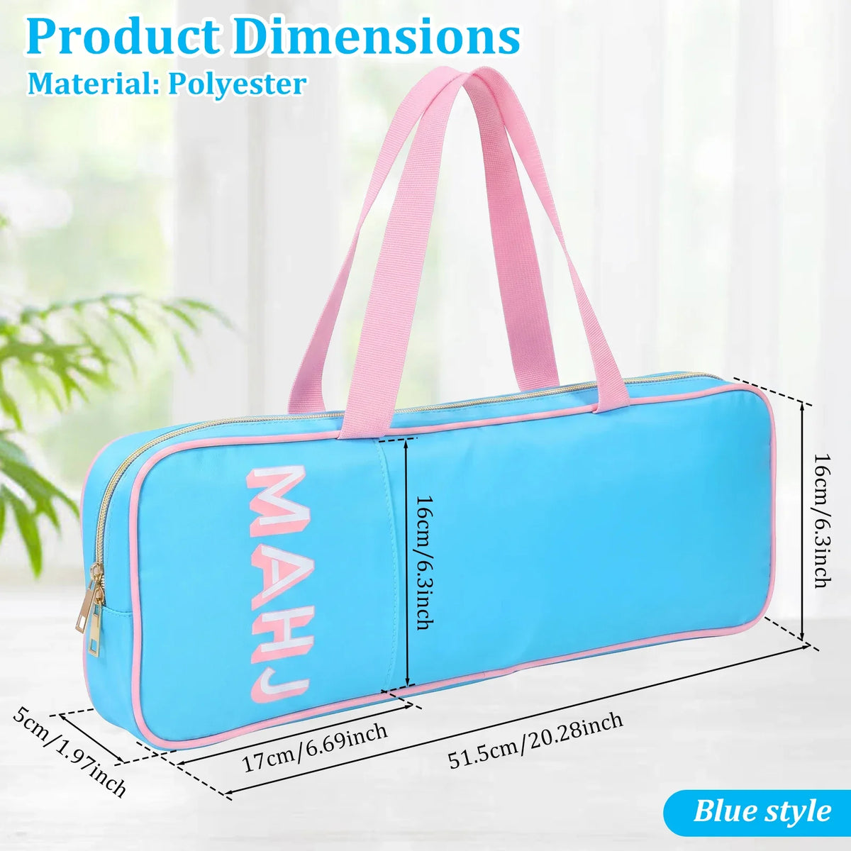 Mahjong Rack Carry Bag with Side Pocket