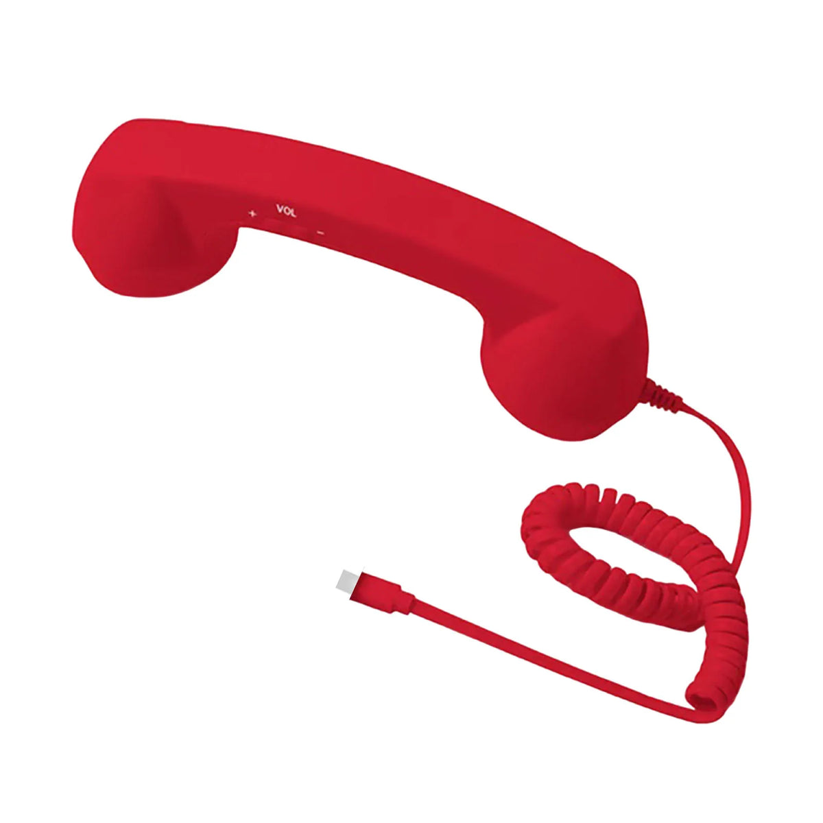 Retro telefónne slúchadlo s USB-C a ovládaním hlasitosti
