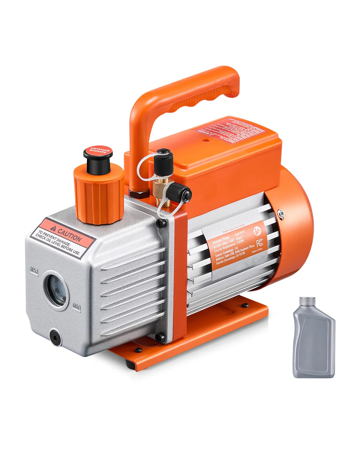 HVAC Vacuum Pump 3.5–9 CFM Single & Dual Stage for AC Systems