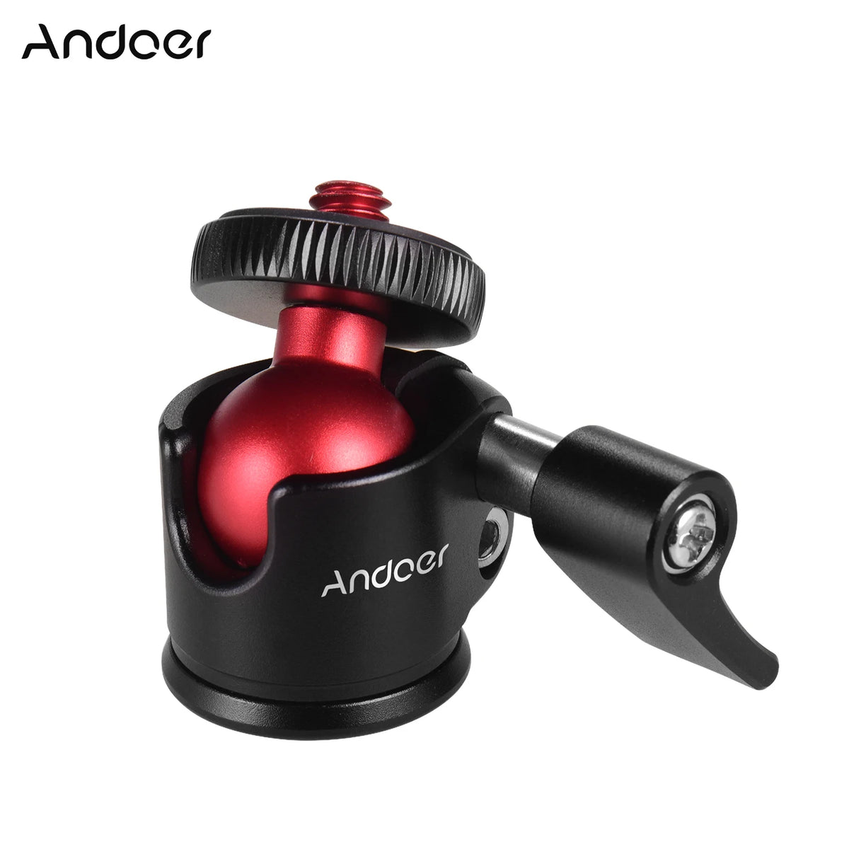 Mini Tripod Ball Head - 360-Degree Swivel