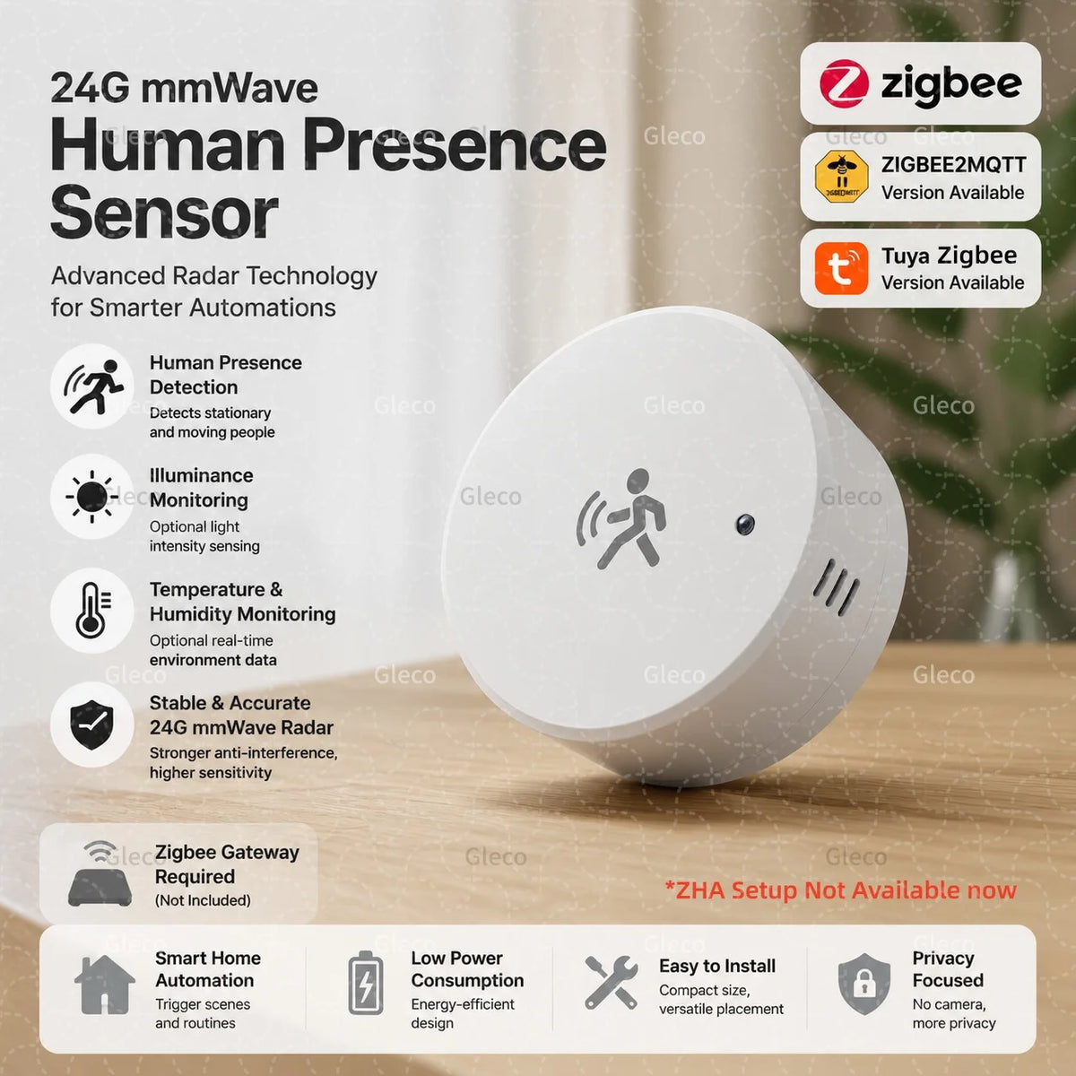 Zigbee Motion and Presence Sensor - Model Options