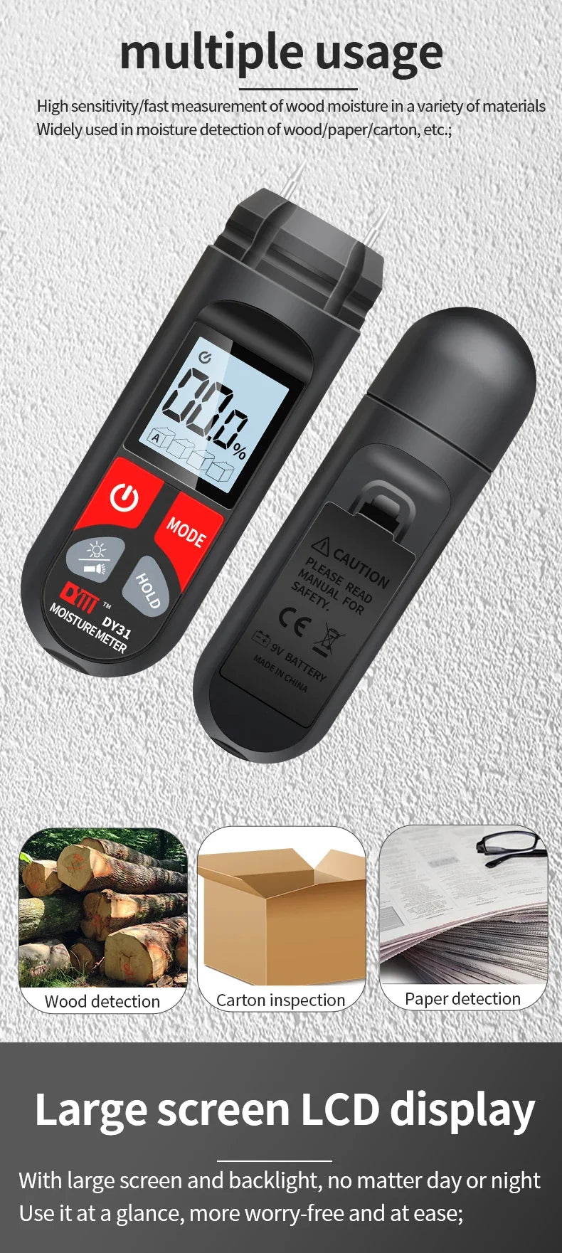 DY38 digitale geluidsniveaumeter
