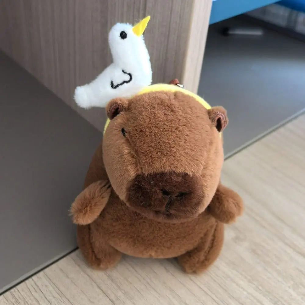 Cute Capybara Plush Toy Hoodie with Wings