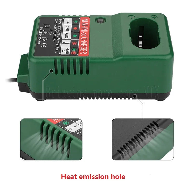 12V Ni-Cd/Ni-MH Charger for Selected Hitachi Packs