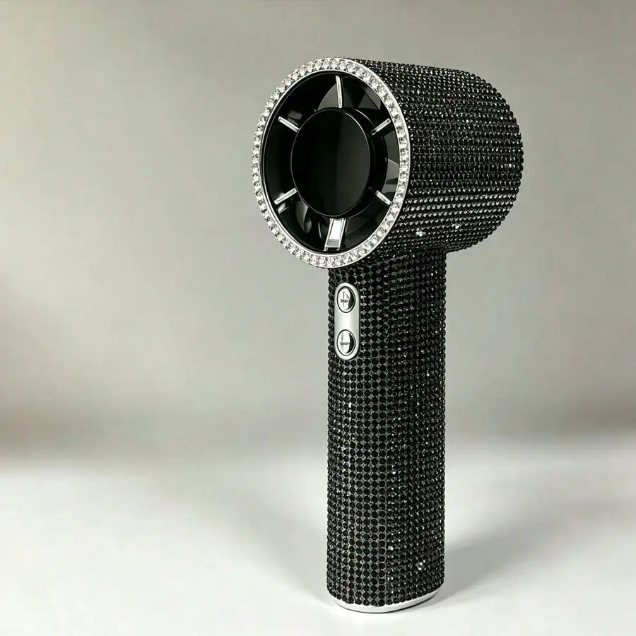 Mini USB-C Rechargeable Handheld Fan with Quiet Turbo Airflow