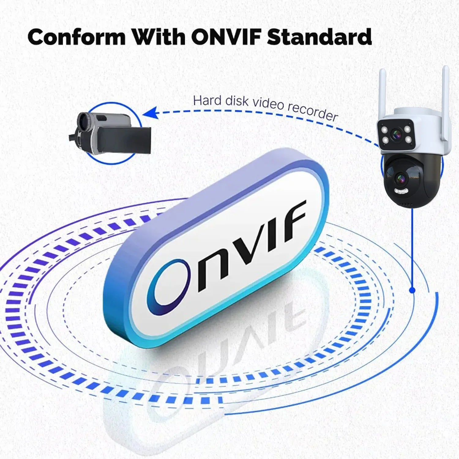 Caméra de sécurité PTZ à double objectif 10MP avec suivi automatique et vision nocturne