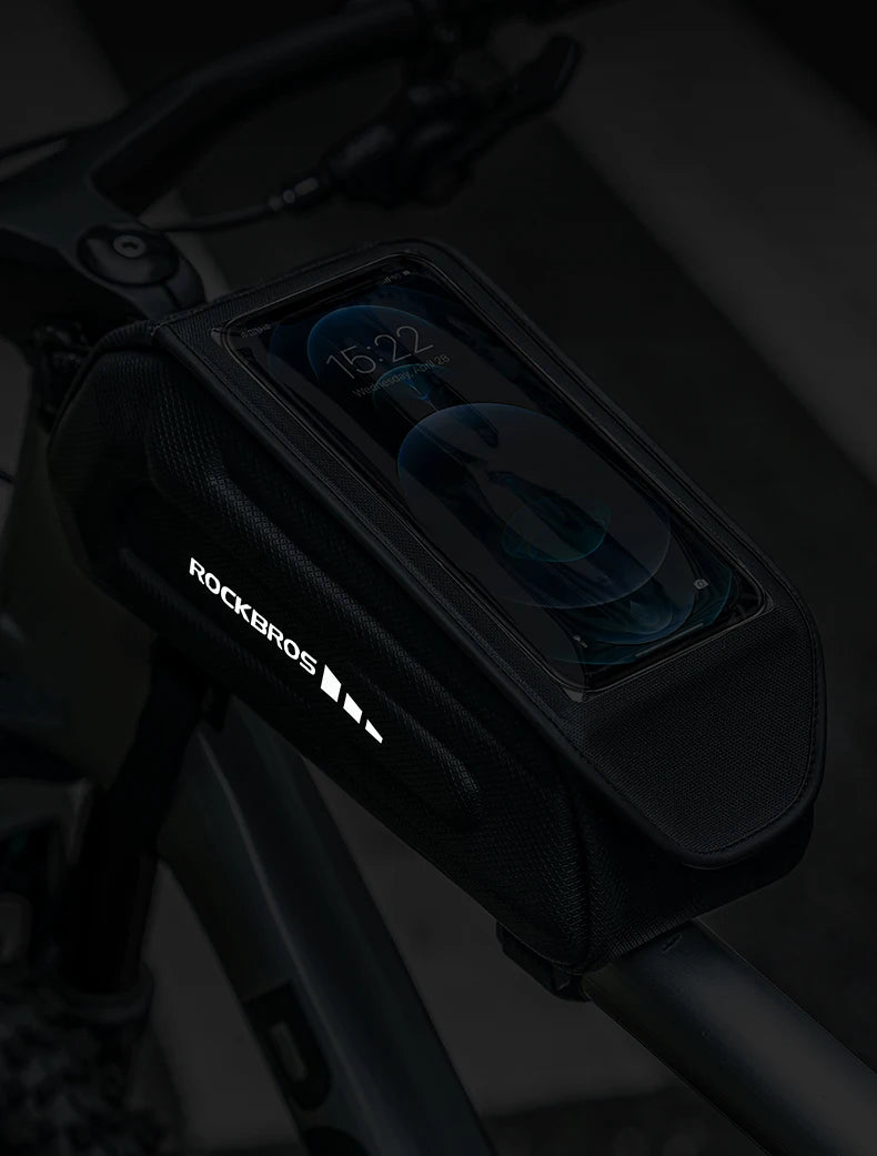 1.7L Waterproof Bike Frame Bag with Touchscreen