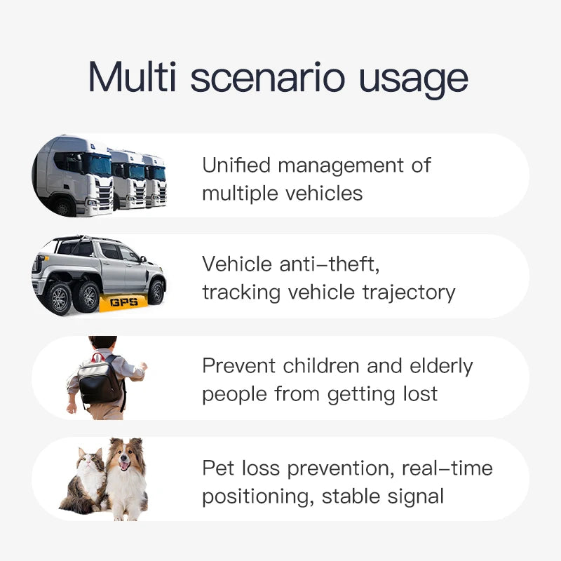 GPS Tracker Mini Global Positioning System For Car Bike Pet Children Real Time Tracking Locator Magnetic Anti-lost Tag GSM App