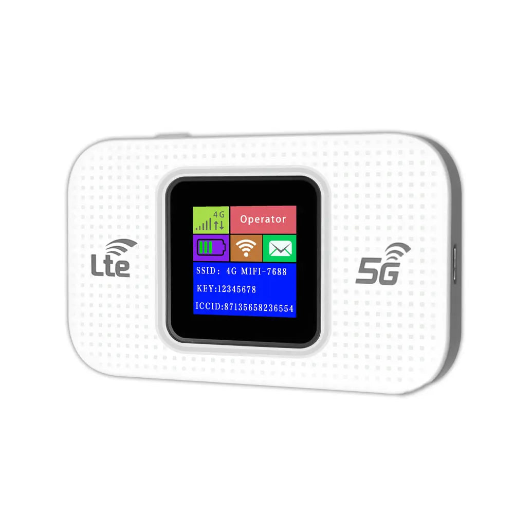 4G LTE Mobile WiFi Router 300Mbps Hotspot Modem with Color Screen