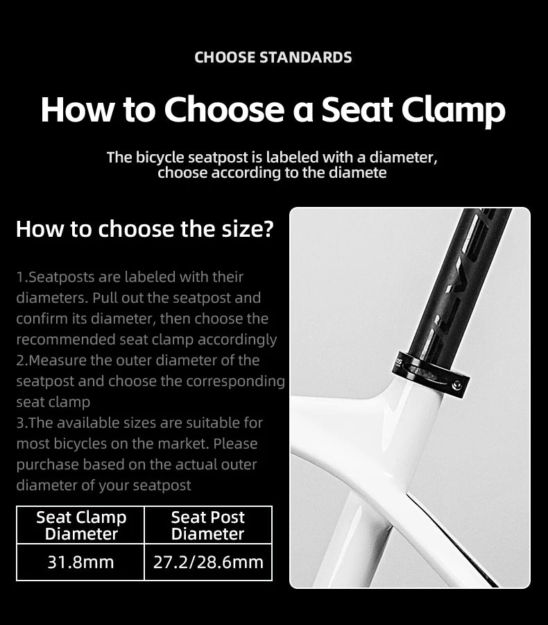 Quick Release Bicycle Seat Post Clamp Aluminum Alloy Bike Seat Clamp