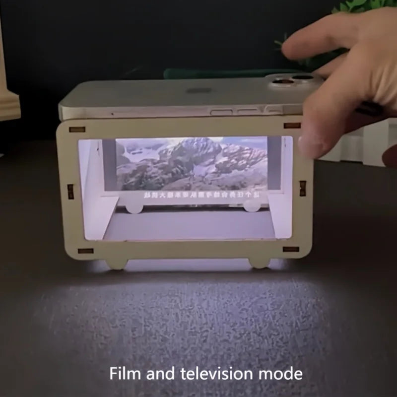 Smartphone 3D Reflection Display for Physics Projects