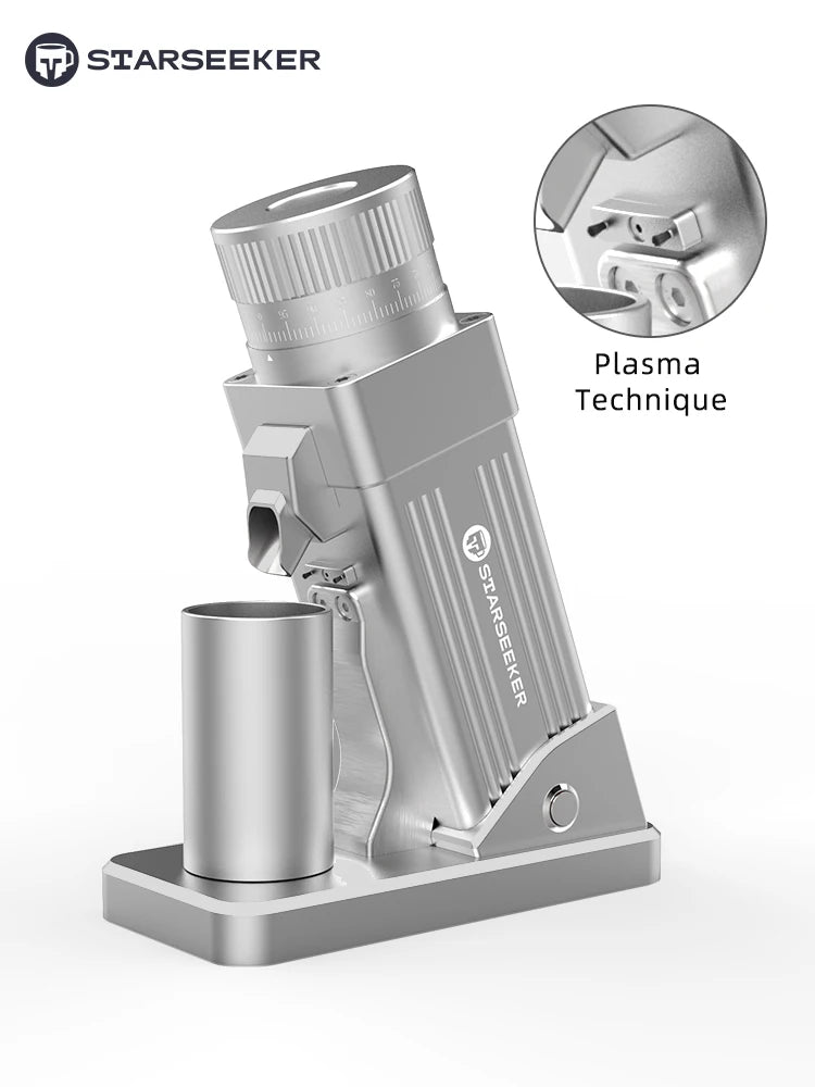 STARSEEKER E55Pro Macinacaffè Elettrico con Macine in Titanio da 55MM