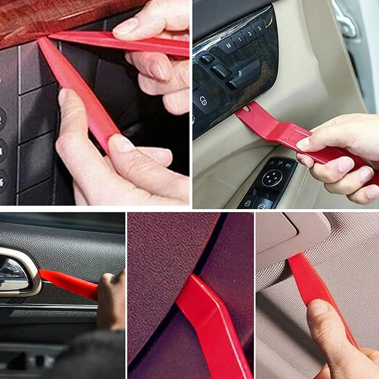 Kit d'outils pour déverrouiller les portes de voiture avec pompe à coin d'air et tiges de réparation