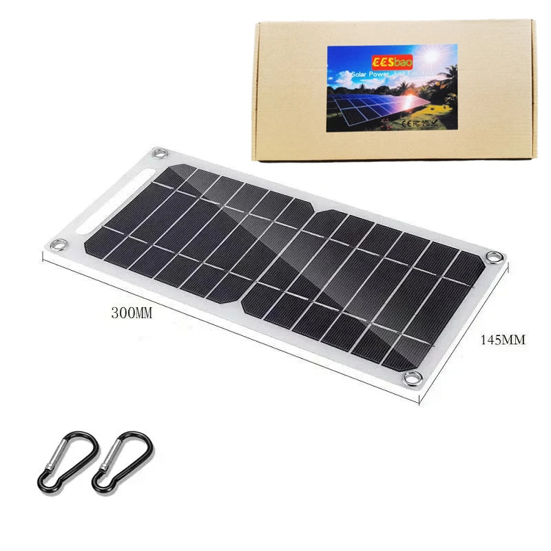Portable USB Solar Panel - Power Options