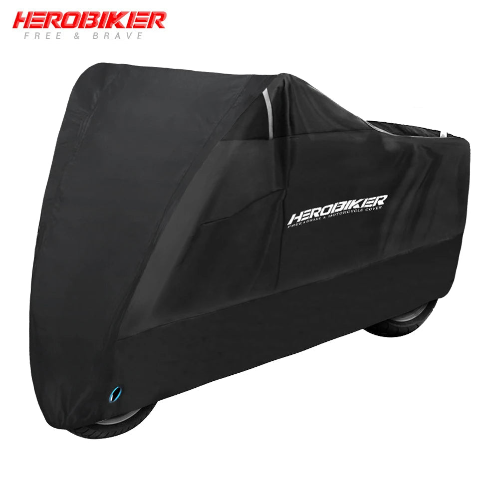 Motorcycle Cover Waterproof Moto Rain Cover Dustproof UV Protective Outdoor Indoor Motocross Scooter Motorbike Cover All Season
