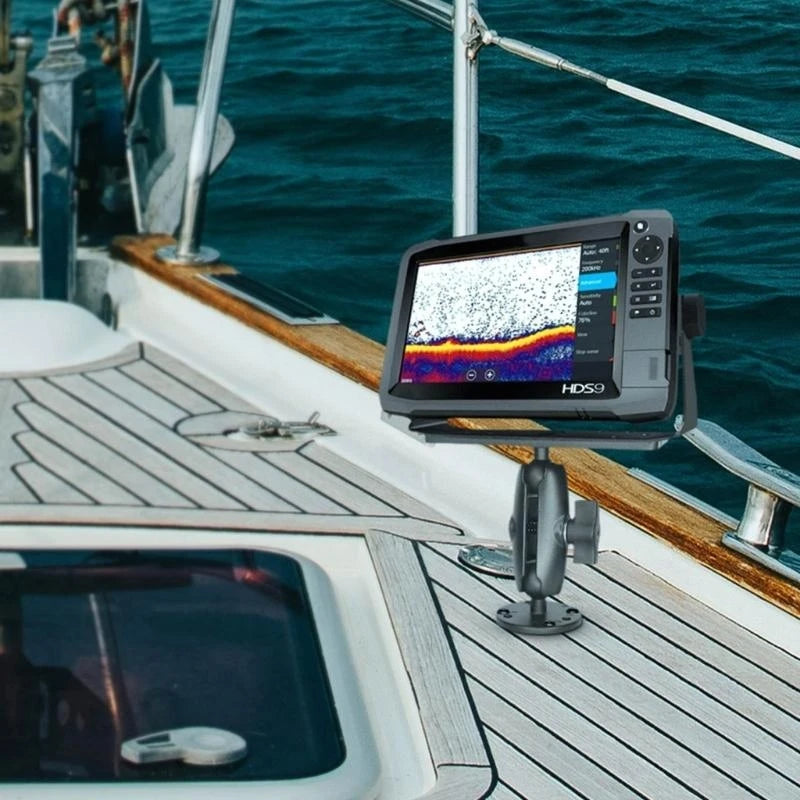 Adjustable Fish Finder Mount Bracket for Boats with Secure Grip