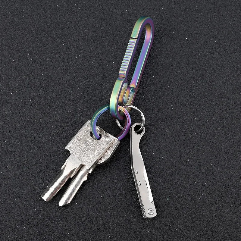 Mini Titanium Alloy Folding Knife for Outdoor EDC