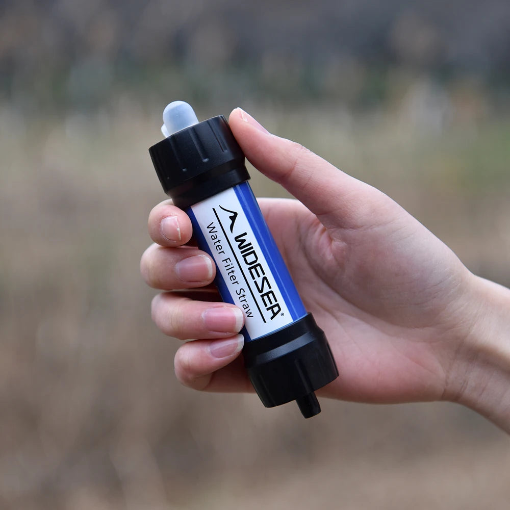 Camping Outdoor Water Purifier Straw with 0.01 Micron Filtration