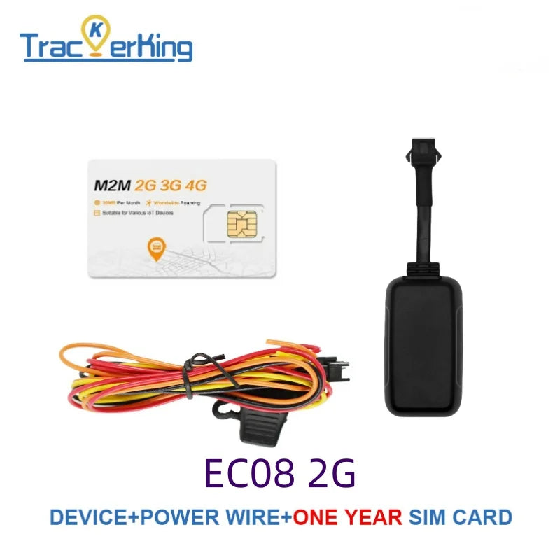 TrackerKing EC08 2G GPS Tracker Car GPS tracker Realtime Tracking Locator Device GT06 Protocol Batter Than J14