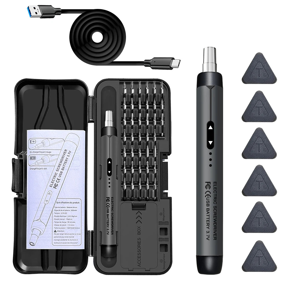 Rechargeable Precision Electric Screwdriver Set