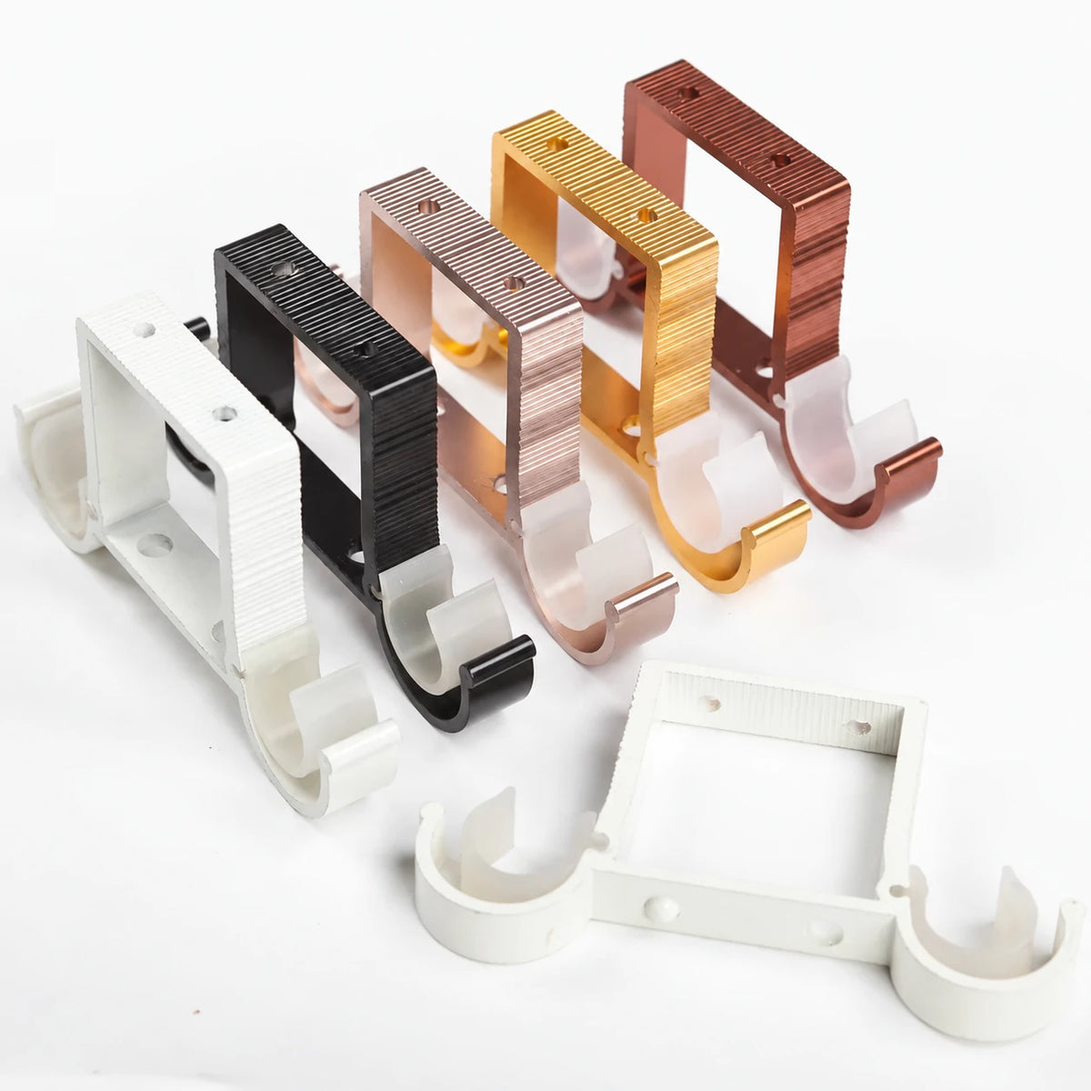Aluminium Curtain Rod Support Bracket