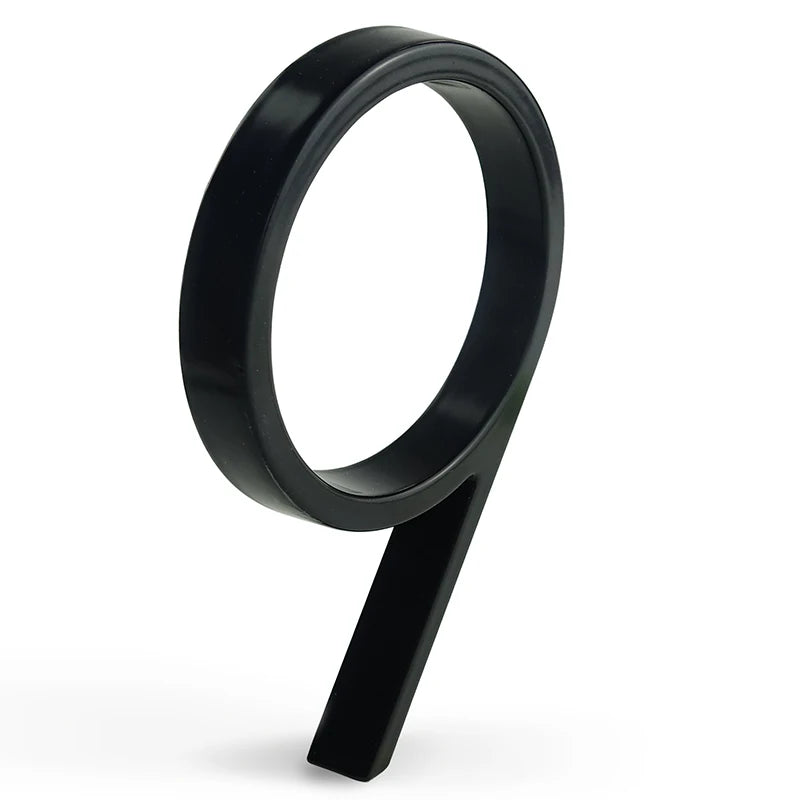 Floating House Number Sign