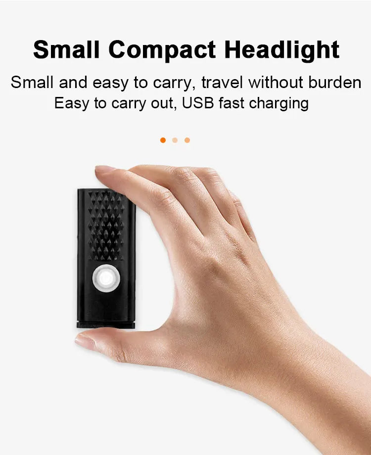 USB Rechargeable Bike Light Front Light Red Taillight Easy to Install 3 Modes Bicycle Accessories for the Bicycle