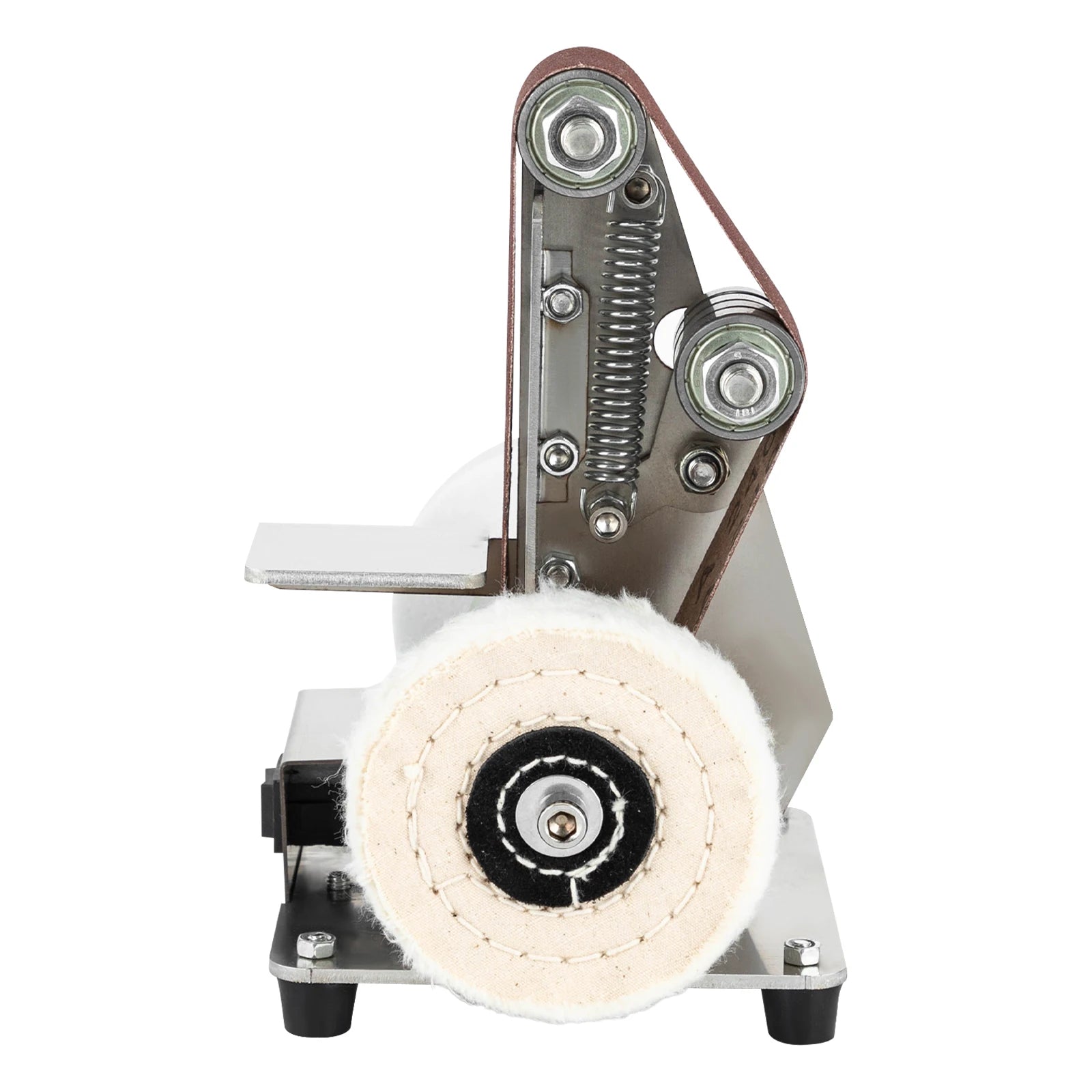 Ayarlanabilir Hızlı ve Paslanmaz Çelik Gövdeli Mini Kayış Zımparası