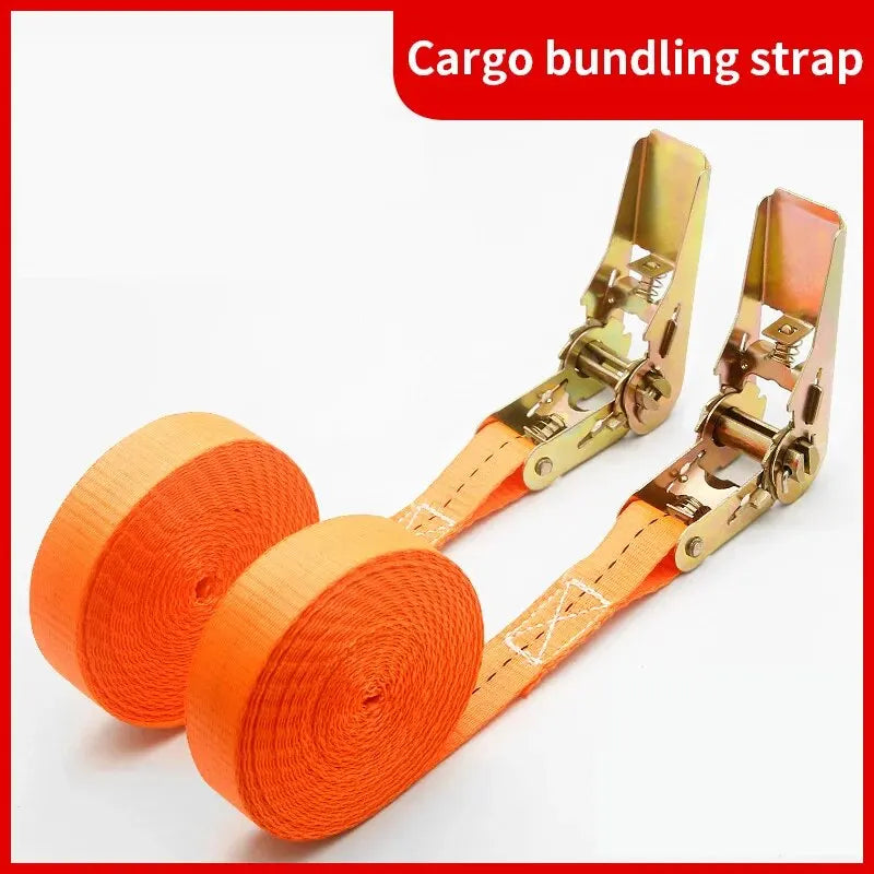 Cargo Tie-Down Strap with Metal Buckle, 3 m or 6 m